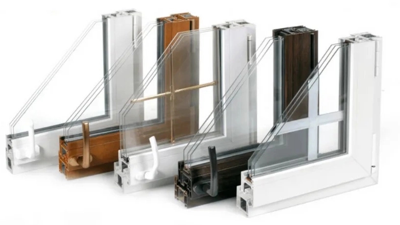 What are double-glazed windows and what are their uses?